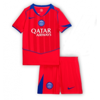 Billige Fotballdrakt Paris Saint-Germain Replika Tredjedraktsett Barn 2025-26 Kortermet (med bukser)
